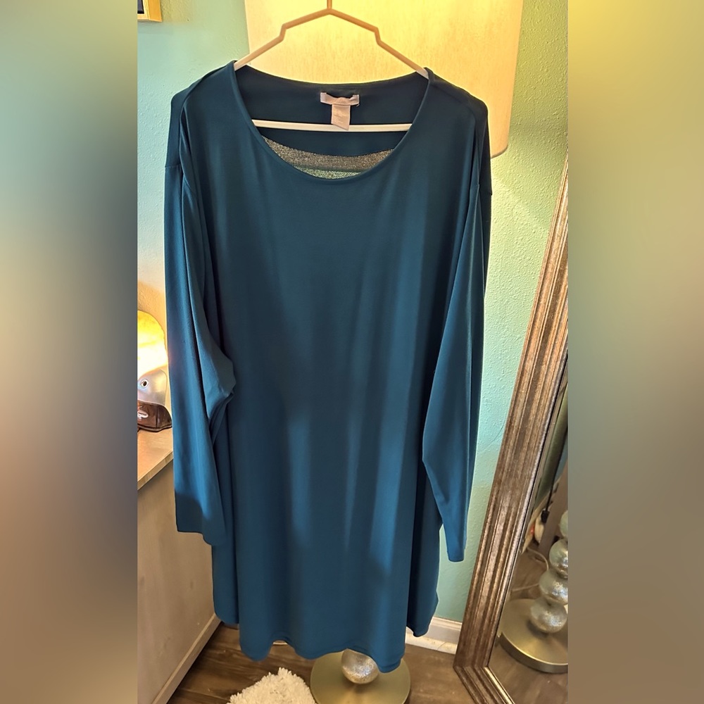 H&M Dark Teal Tunic Dress
